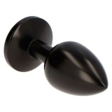 Dopuri cu bijuterie - Toyz4Lovers Secretul Ascuns Dop Anal cu Bijuterie Negru Elegant si Luxos O Sclipire de Senzualitate