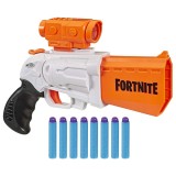 Blaster Nerf Fortnite - SR cu 8 proiectile, Hasbro