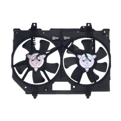 Ventilator radiator GMV SRL, NISSAN X-TRAIL, 2001-2007 motor 2,0 /2,5 benzina, 320/320 mm; (4 +4) pini, fara pre-rezistor foto