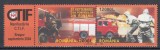 ROMANIA 2004 LP 1654 a POMPIERI SERIE CU VINIETA STANGA MNH, Nestampilat