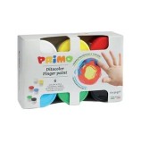Cumpara ieftin Tempera pentru pictat cu degetele Primo, 50 gr x 6 culori