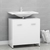 Dulap Baie Alb 60x33x61cm Lemn Prelucrat | Dulapior Baie, Mobilier Baie, Spatiu Depozitare
