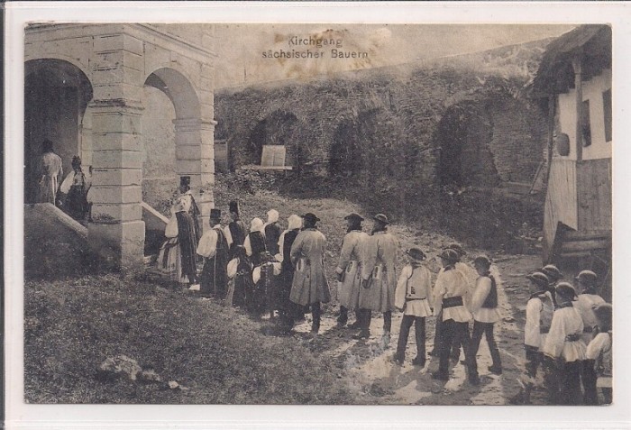 Carte postala circulata in anul 1907