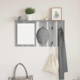 VidaXL Răcător de paltoane montat pe perete sonoma gri 85 x 10 x 45 cm
