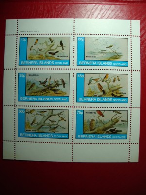 BERNERA ISLANDS BLOC PASARI MNH foto