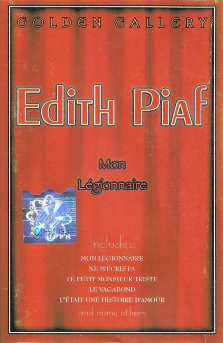 Casetă audio Edith Piaf &lrm;&ndash; Mon L&eacute;gionnaire, originală