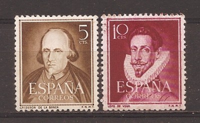 Spania 1951 - Personalități, MNH foto