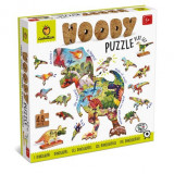 Puzzle din lemn - Dinozauri | Ludattica