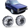 Far faruri VW Golf 1 MK1 Beetle Kafer Angel Eyes cu cruce clare NOU, Volkswagen, GOLF I (17) - [1974 - 1995]