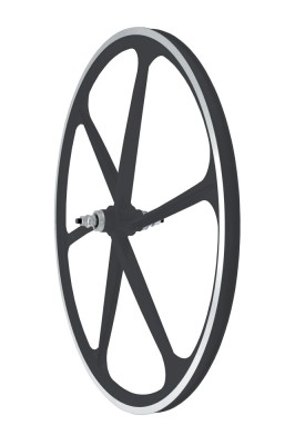 Roata Spate Fixa AeroWheels 700 Negru Cod:40704NPRM foto
