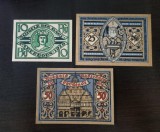 Lot 3 Notgeld Paderborn - 10, 25 si 50 Pfennig 1920