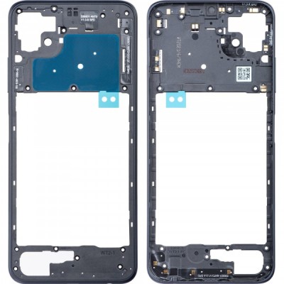 Carcasa Mijloc Samsung Galaxy A22 5G A226, Neagra foto