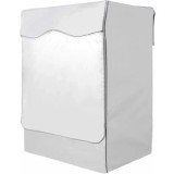 Husa de protectie pentru masina de spalat, Panza, Impermeabil, Inchidere cu fermoar, 55-60x60x85cm, Alb, Oem