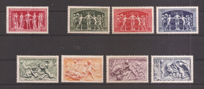 Franta 1949 - Timbre de caritate, 3 serii, MNH