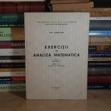 GH. SIRETCHI - EXERCITII DE ANALIZA MATEMATICA * VOL. 1 / FASCICOLA 3 , EDITIA A II-A , REFACUTA , UNIVERSITATEA BUCURESTI , 1975 *