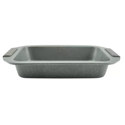 Tava cu &amp;icirc;nvelis antiaderent si manere din silicon, 37,5 x 25 cm Handy KitchenServ foto