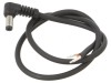 Cablu DC 5,5/2,1 Negru 0,5m, WEST POL