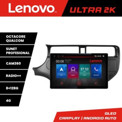 Navigatie Kia Rio 2011-2014 N-rio-11 ecran 13&amp;quot; 2K 8+128 Android Waze USB Navigatie 4G 360 Toslink Youtube Radio CarStore Technology foto