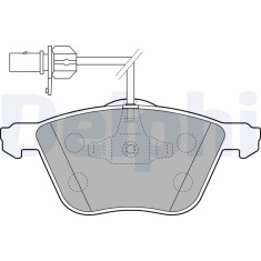 DELPHI LP1801 set placute frana,frana disc
