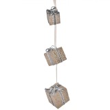Decoratiune Suspendată Crăciun, Cadouri, Spumă, Bej șampanie, 63cm, Oem