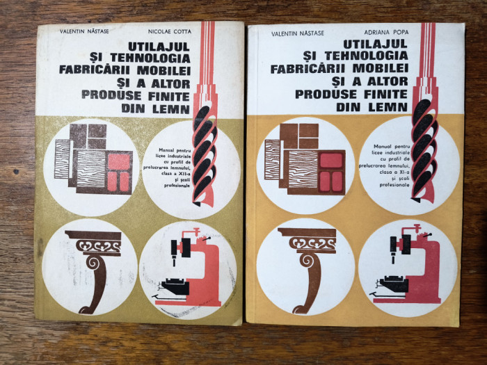 Lot 2 manuale Tehnologia Fabricarii Mobilei, cl. XI si XII / R4P3S