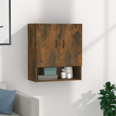 vidaXL Dulap de perete, stejar fumuriu, 60x31x70 cm, lemn compozit 817588 foto