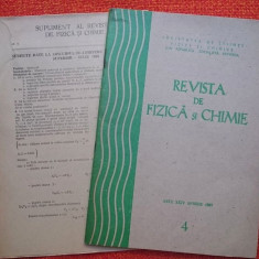 Revista de fizica si chimie cu supliment - nr. 4 din 1987