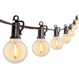 Ghirlanda Luminoasa 8m cu 25 Becuri LED 1W, G40, E12, IP65, Interconectabila, Bec rezerva inclus