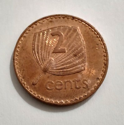 Fiji - 2 Cents 1994 foto
