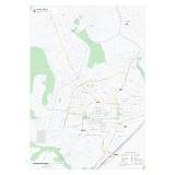 Cumpara ieftin Harta decorativa pentru perete Alba Iulia, Stil Vibrant, 90x125 cm, PVC