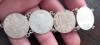 (83) BRATARA DIN ARGINT FACUTA DIN MONEDE AUSTRIA 10 SCHILLING, HAND MADE, VINTAGE, 56.79 GRAME