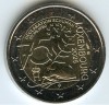 LUXEMBURG moneda 2 euro comemorativa 2025(2)_Declarația Schuman, UNC, Europa, Cupru-Nichel