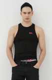 Diesel tricou bărbați, culoarea negru 00CG1Y.0BLAX