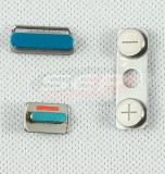 Buton Power ON/OFF + Volum Apple iPhone 4/4S, Metalic, Kit Reparatie, Original China