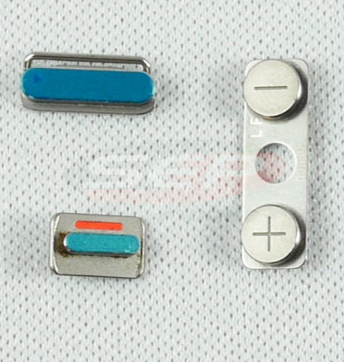 Buton metalic ON-OFF + buton volum key iPhone 4 / 4S foto