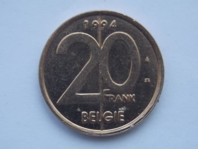 20 FRANK 1994 BELGIE foto