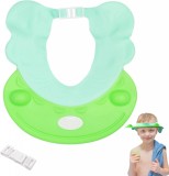 Palarie de dus reglabila pentru copii TAROME, plastic, verde/albastru, 30 x 26 cm