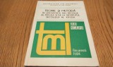 TEORIE SI METODA IN LINGVISTICA - Sec. XIX...- Lucia Wald, N. Anghelescu -1984