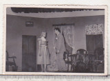 Bnk foto Scena piesa de teatru - actrita Mary Theodorescu, Alb-Negru, Romania 1900 - 1950, Portrete