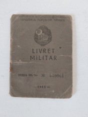 Livret militar Caporal 1969