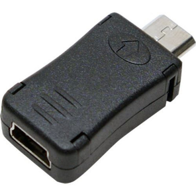 Adaptor USB 2.0 B micro mufa (tata) la USB mini 5pin soclu (mama) LOGILINK AU0010 foto