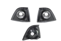 Set lampa semnalizare fata BMW Seria 3 (E36), 12.1990-03.2000, model CABRIO, COUPE, Taiwan, partea stanga+dreapta, negru, transparent; foto