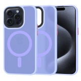 Husa iPhone 15 Pro Techsuit HaloFrost&Atilde;&sbquo;&Acirc;&nbsp;MagSafe Series, mov deschis
