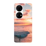 Husa compatibila cu Huawei Nova Y70 model Surfing beach, Silicon, TPU, Viceversa, Transparent, Carcasa