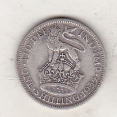 bnk mnd Anglia Marea Britanie 1 shilling 1934 , argint