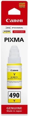 Cartus cerneala Canon GI-490 Y, yellow, capacitate 70ml, pentru echipamente foto