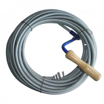 Cablu (sarpe) spirala pentru desfundat tevi de scurgere, Strend Pro KPZ05, lungime 5 m, cap 2.25cm
