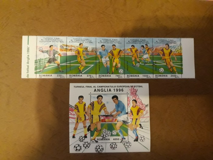 TIMBRE ROMANIA MNH 1996/LP1409a+1410 STRAIF +COLITA-CAMP EUROPEAN ANGLIA