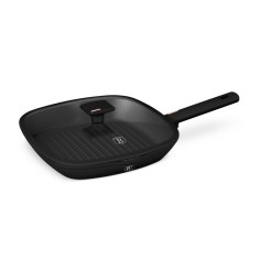 Tigaie grill cu capac 28 cm antiaderenta cu titan Monaco Collection Berlinger Haus BH 7093
