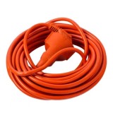 Prelungitor electric 10 m cu priza Schuko, 2300W, portocaliu, SPN2133